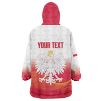 Personalised Poland Volleyball 2026 Wearable Blanket Hoodie Polska Back To Back Champions