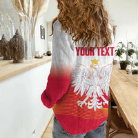 Personalised Poland Volleyball 2026 Women Casual Shirt Polska Back To Back Champions