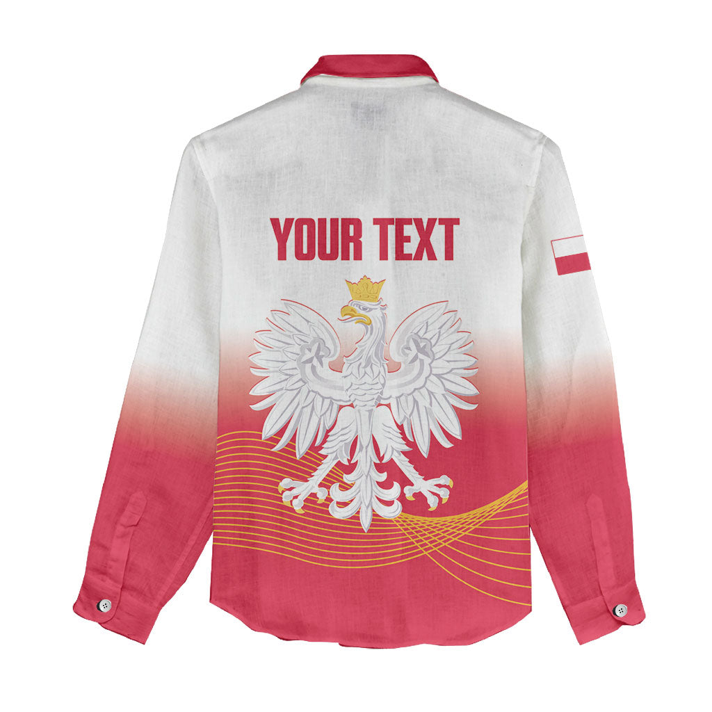 Personalised Poland Volleyball 2026 Women Casual Shirt Polska Back To Back Champions