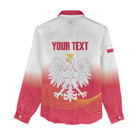 Personalised Poland Volleyball 2026 Women Casual Shirt Polska Back To Back Champions