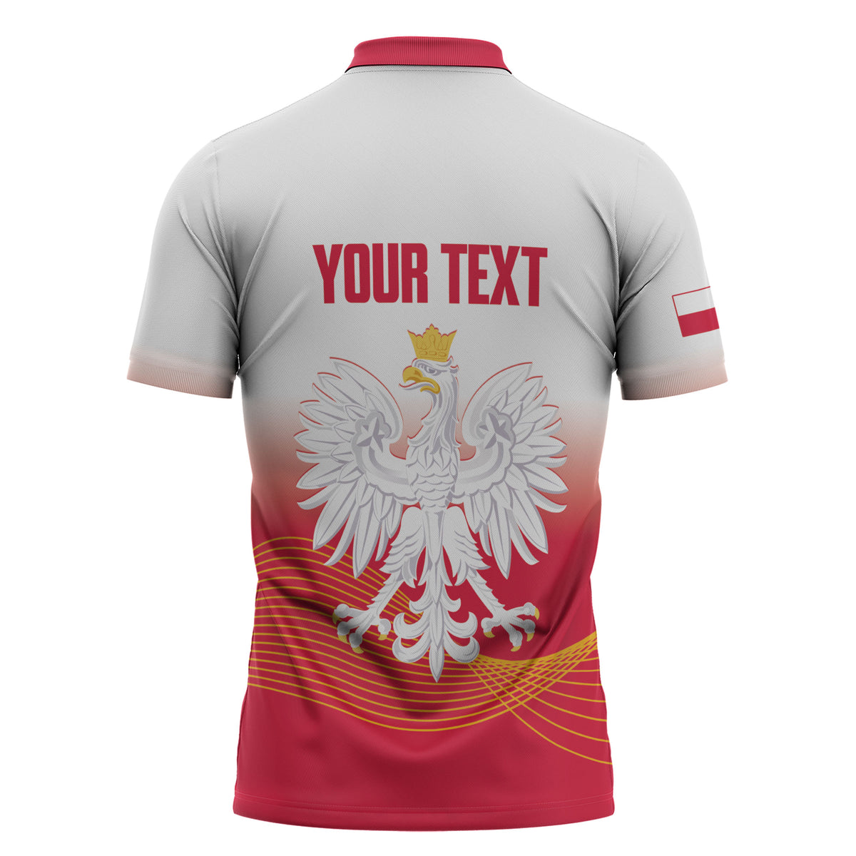 Personalised Poland Volleyball 2026 Zipper Polo Shirt Polska Back To Back Champions