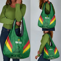 Cameroon Football Custom Grocery Bag Reunification Monument Les Lionnes Indomptables