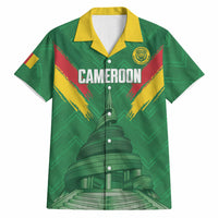 Cameroon Football Custom Hawaiian Shirt Reunification Monument Les Lionnes Indomptables