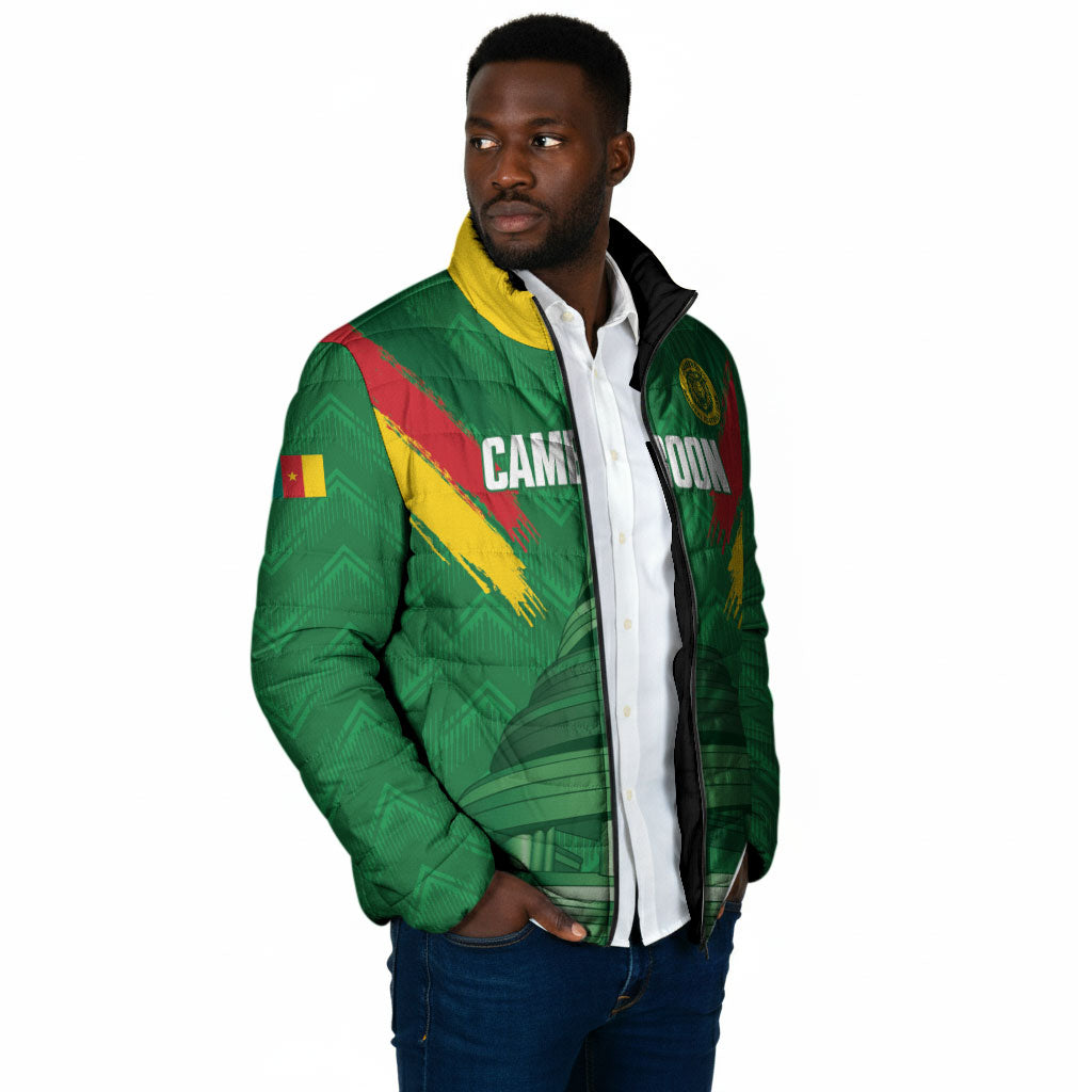 Cameroon Football Custom Padded Jacket Reunification Monument Les Lionnes Indomptables