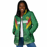 Cameroon Football Custom Padded Jacket Reunification Monument Les Lionnes Indomptables