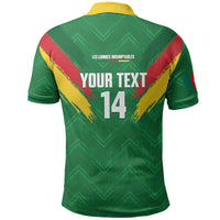 Cameroon Football Custom Polo Shirt Reunification Monument Les Lionnes Indomptables