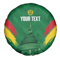 Cameroon Football Custom Spare Tire Cover Reunification Monument Les Lionnes Indomptables