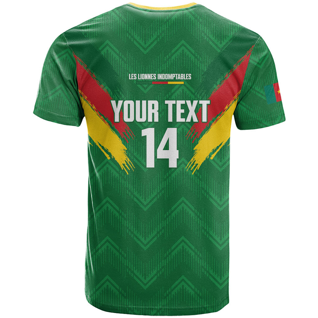 Cameroon Football Custom T shirt Reunification Monument Les Lionnes Indomptables
