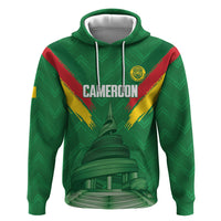 Cameroon Football Custom Zip Hoodie Reunification Monument Les Lionnes Indomptables