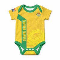 South Africa Soccer Custom Baby Onesie Banyana Banyana Protea Yellow Version