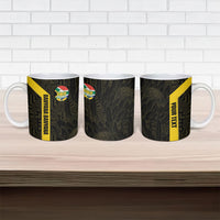 South Africa Soccer Custom Ceramic Mug Banyana Banyana Protea Black Version