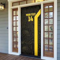 South Africa Soccer Custom Door Cover Banyana Banyana Protea Black Version