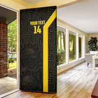 South Africa Soccer Custom Door Cover Banyana Banyana Protea Black Version