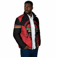 Malawi Football Custom Padded Jacket Red Rising Sun Go Scorchers