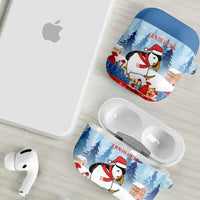 Personalised Puffin Iceland Christmas AirPods Case Merry Xmas Winter Vibes - Wonder Print Shop