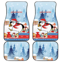 Personalised Puffin Iceland Christmas Car Mats Merry Xmas Winter Vibes - Wonder Print Shop