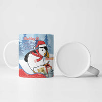 Personalised Puffin Iceland Christmas Ceramic Mug Merry Xmas Winter Vibes - Wonder Print Shop