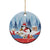 Personalised Puffin Iceland Christmas Ceramic Ornament Merry Xmas Winter Vibes - Wonder Print Shop