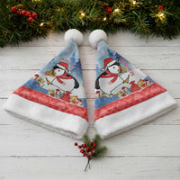 Personalised Puffin Iceland Christmas Santa Hat Merry Xmas Winter Vibes - Wonder Print Shop