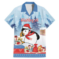 Personalised Puffin Iceland Christmas Family Matching Mermaid Dress and Hawaiian Shirt Merry Xmas Winter Vibes - Wonder Print Shop