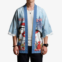 Personalised Puffin Iceland Christmas Kimono Merry Xmas Winter Vibes - Wonder Print Shop