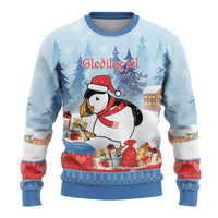 Personalised Puffin Iceland Christmas Ugly Christmas Sweater Merry Xmas Winter Vibes - Wonder Print Shop