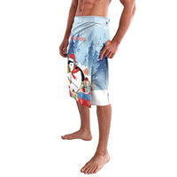 Personalised Puffin Iceland Christmas Lavalava Merry Xmas Winter Vibes - Wonder Print Shop