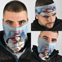 Personalised Puffin Iceland Christmas Neck Gaiter Merry Xmas Winter Vibes - Wonder Print Shop