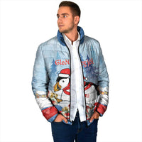 Personalised Puffin Iceland Christmas Padded Jacket Merry Xmas Winter Vibes - Wonder Print Shop