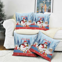 Personalised Puffin Iceland Christmas Pillow Cover Merry Xmas Winter Vibes - Wonder Print Shop