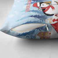 Personalised Puffin Iceland Christmas Pillow Cover Merry Xmas Winter Vibes - Wonder Print Shop