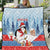 Personalised Puffin Iceland Christmas Quilt Merry Xmas Winter Vibes - Wonder Print Shop