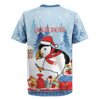 Personalised Puffin Iceland Christmas Rugby Jersey Merry Xmas Winter Vibes - Wonder Print Shop