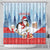 Personalised Puffin Iceland Christmas Shower Curtain Merry Xmas Winter Vibes - Wonder Print Shop