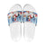Personalised Puffin Iceland Christmas Slide Sandals Merry Xmas Winter Vibes - Wonder Print Shop