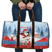 Personalised Puffin Iceland Christmas Travel Bag Merry Xmas Winter Vibes - Wonder Print Shop