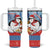 Personalised Puffin Iceland Christmas Tumbler With Handle Merry Xmas Winter Vibes - Wonder Print Shop