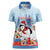 Personalised Puffin Iceland Christmas Women Polo Shirt Merry Xmas Winter Vibes - Wonder Print Shop
