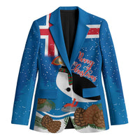 Personalised Iceland Christmas Blazer Puffin Santa Winter Flag Style - Wonder Print Shop