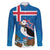 Personalised Iceland Christmas Family Matching Short Sleeve Bodycon Dress and Hawaiian Shirt Puffin Santa Winter Flag Style - Wonder Print Shop