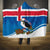 Personalised Iceland Christmas Hooded Blanket Puffin Santa Winter Flag Style - Wonder Print Shop