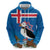 Personalised Iceland Christmas Hoodie Puffin Santa Winter Flag Style - Wonder Print Shop