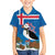 Personalised Iceland Christmas Kid Hawaiian Shirt Puffin Santa Winter Flag Style - Wonder Print Shop