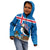 Personalised Iceland Christmas Kid Hoodie Puffin Santa Winter Flag Style - Wonder Print Shop