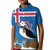 Personalised Iceland Christmas Kid Polo Shirt Puffin Santa Winter Flag Style - Wonder Print Shop
