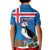 Personalised Iceland Christmas Kid Polo Shirt Puffin Santa Winter Flag Style - Wonder Print Shop