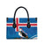 Personalised Iceland Christmas Leather Bag Puffin Santa Winter Flag Style - Wonder Print Shop