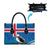 Personalised Iceland Christmas Leather Bag Puffin Santa Winter Flag Style - Wonder Print Shop