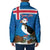 Personalised Iceland Christmas Padded Jacket Puffin Santa Winter Flag Style - Wonder Print Shop