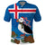 Personalised Iceland Christmas Polo Shirt Puffin Santa Winter Flag Style - Wonder Print Shop